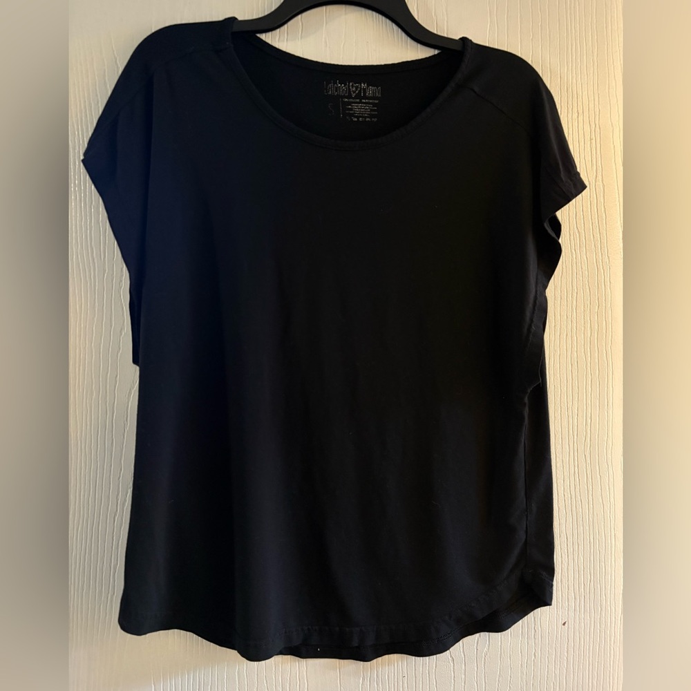 Latches Mama Black Nursing Top